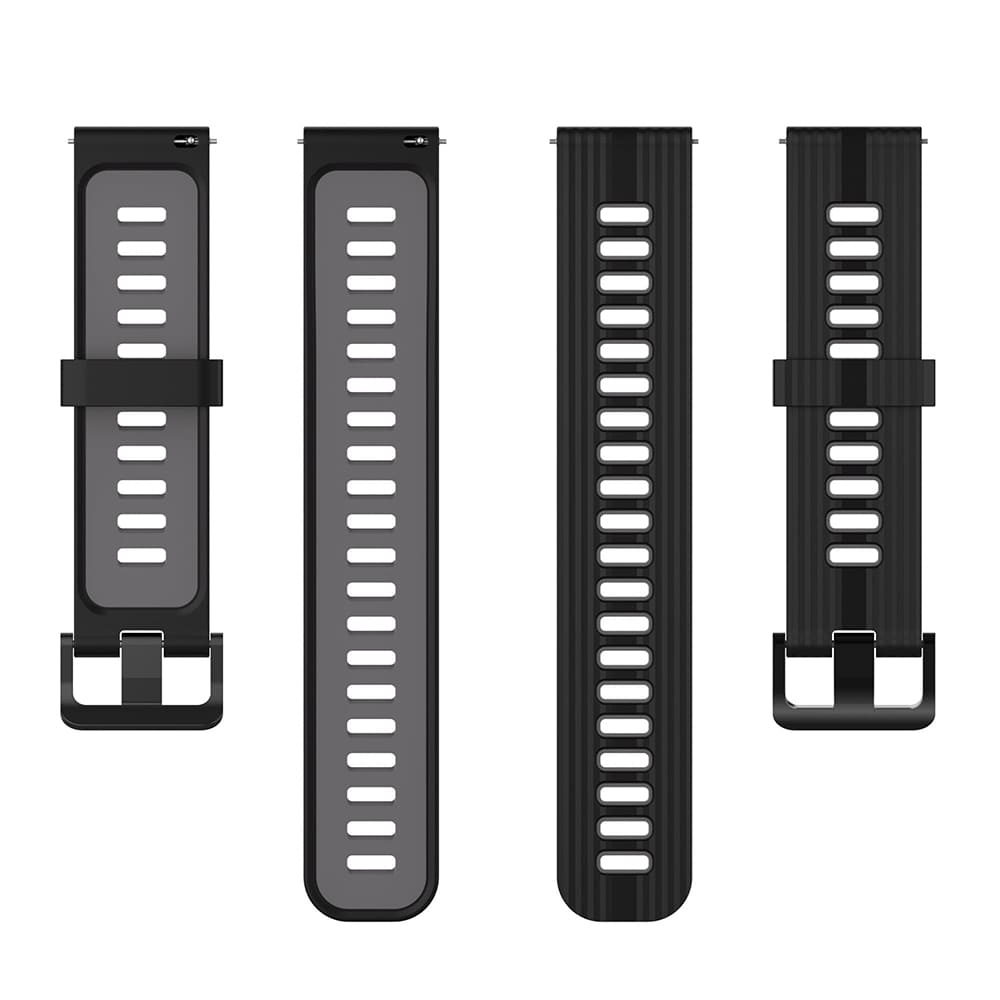 Curea pentru Huawei Watch GT 2 (46mm)/GT 2 Pro/GT 3 Pro (46mm)/Ultimate, Xiaomi Watch S1 - Techsuit Watchband 22mm (W002) - Black