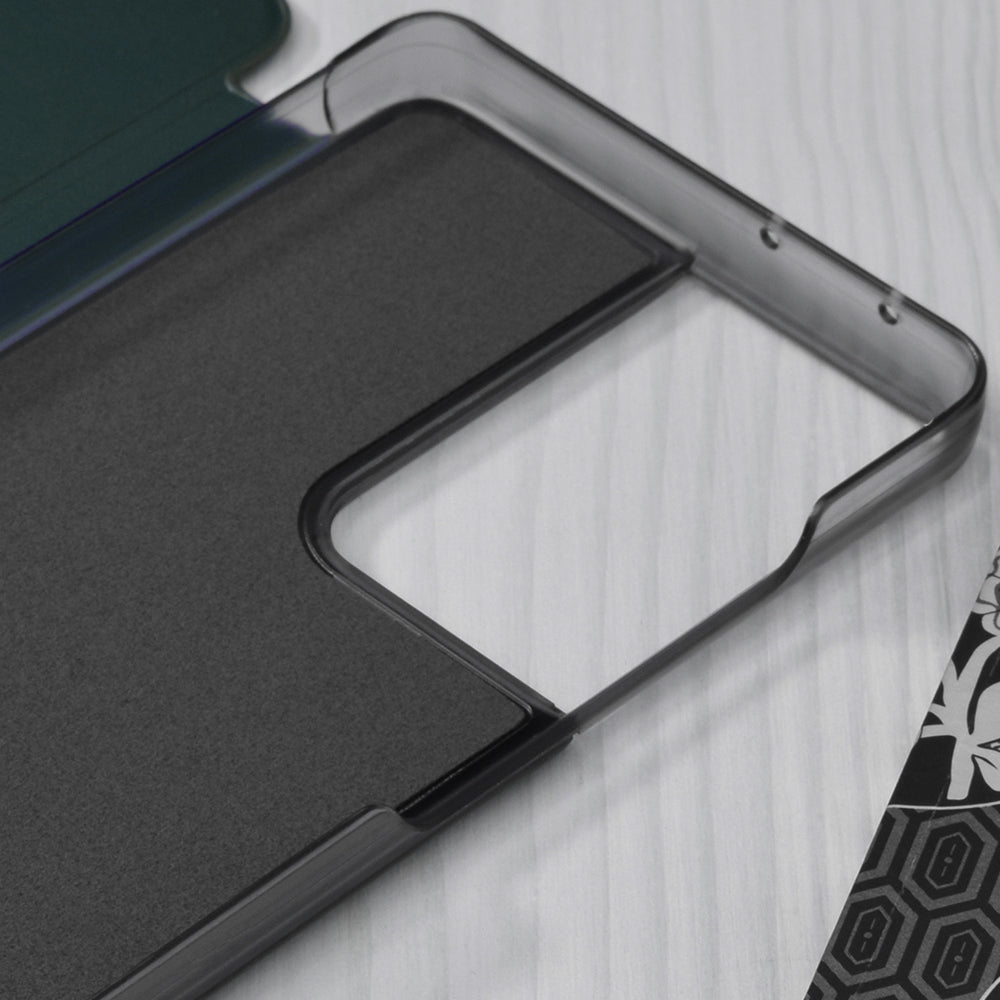 Husa pentru Samsung Galaxy S21 Ultra 5G - Techsuit eFold Series - Dark Green