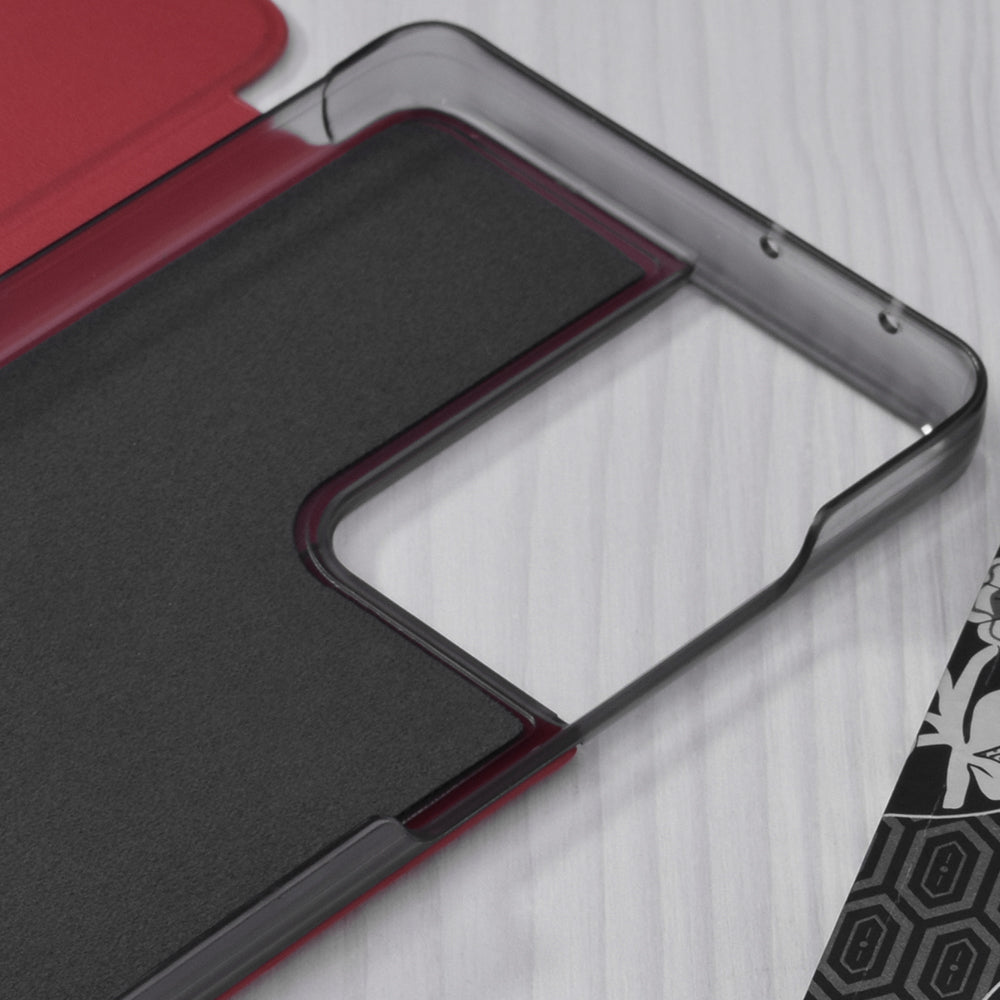 Husa pentru Samsung Galaxy S21 Ultra - Techsuit eFold Series - Red