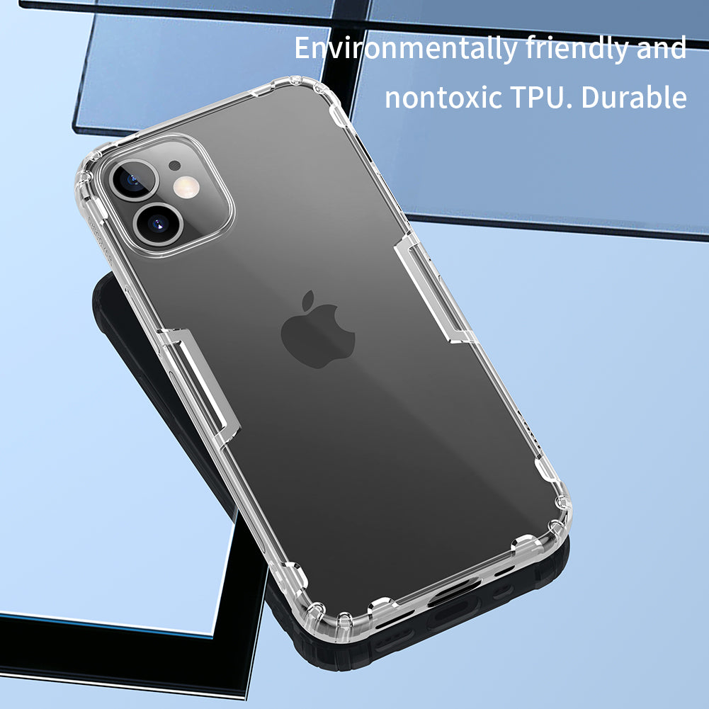 Husa pentru iPhone 12 / 12 Pro - Nillkin Nature TPU Case - Transparent