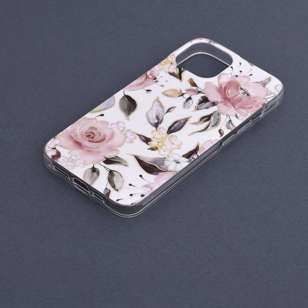 Husa pentru iPhone 14 - Techsuit Marble Series - Chloe White