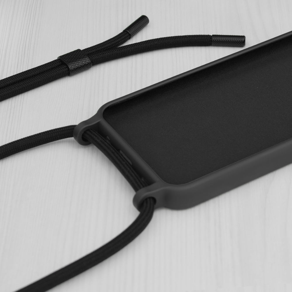 Husa pentru iPhone 14 Pro Max - Techsuit Crossbody Lanyard - Black