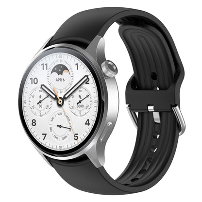 Curea pentru Huawei Watch GT 2 46mm / GT 3 46mm, Xiaomi Watch S1 Pro / Active - Techsuit Watchband (W003) - Black