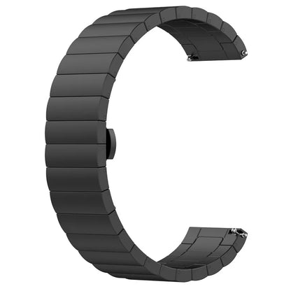 Curea pentru Samsung Galaxy Watch 4/5/Active 2, Huawei Watch GT 3 (42mm)/GT 3 Pro (43mm) - Techsuit Watchband (W012) - Black