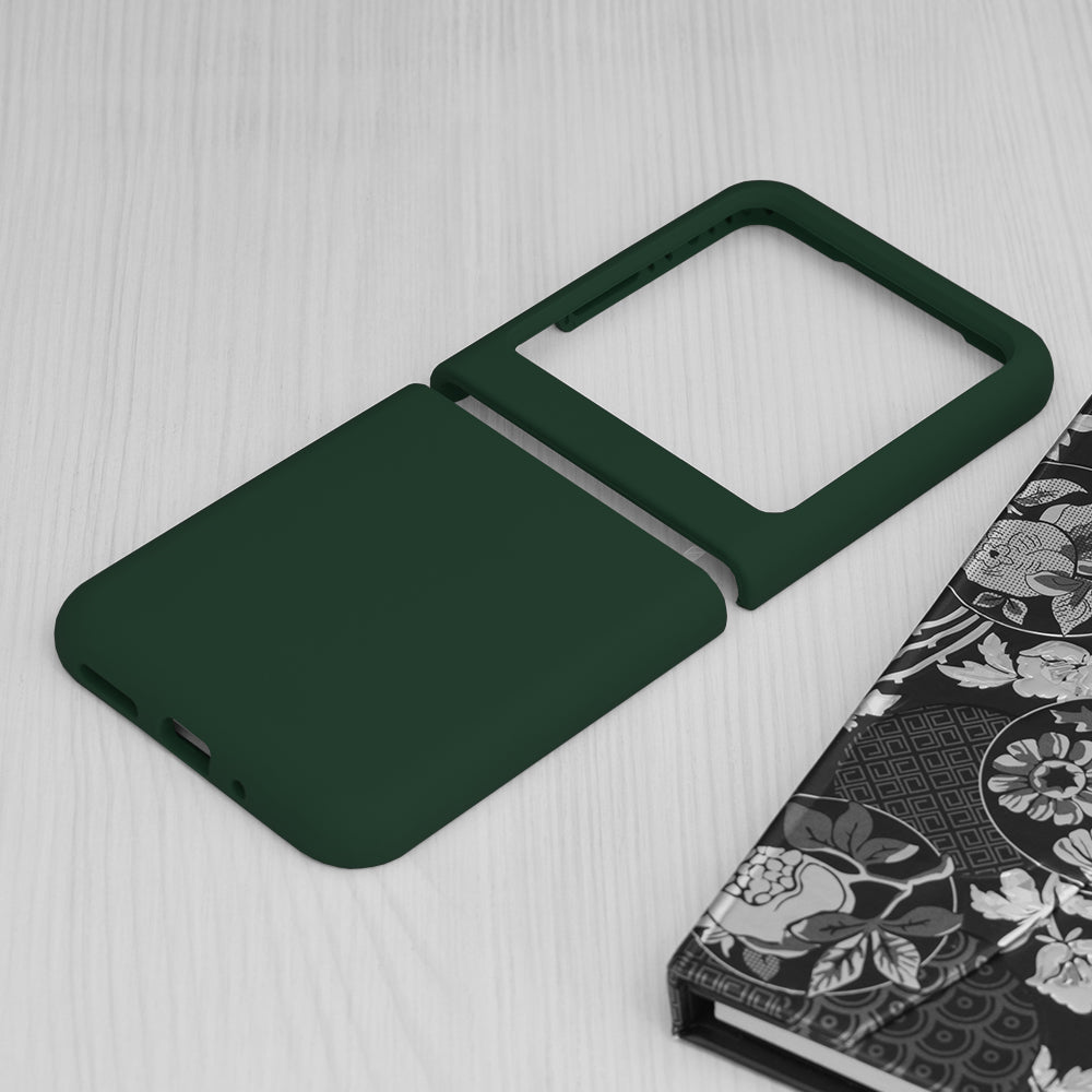 Husa pentru Oppo Find N3 Flip - Techsuit Soft Edge Silicone - Dark Green