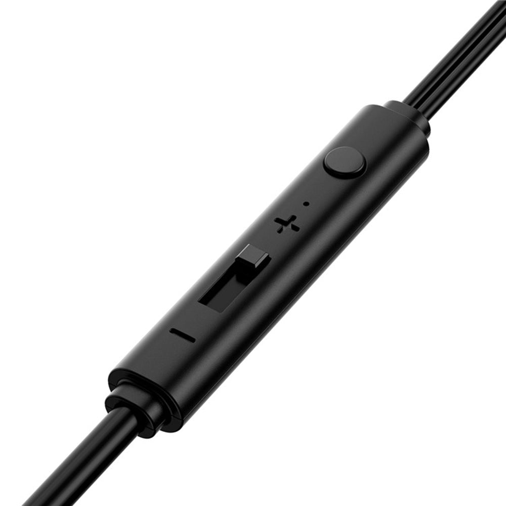 Casti cu Fir si Microfon Jack 3.5mm, Half-In-Ear - JoyRoom (JR-EW04) - Black