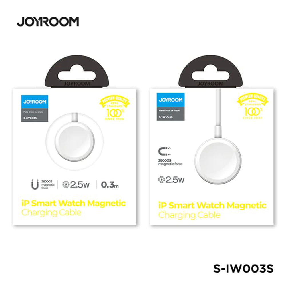 Incarcator Wireless pentru Apple Watch, USB, 2.5W, 0.3m - JoyRoom (S-IW003S) - White
