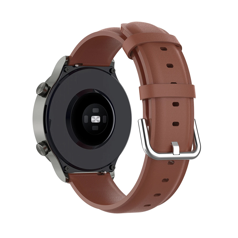 Curea pentru Samsung Galaxy Watch 4/5/Active 2, Huawei Watch GT 3 (42mm)/GT 3 Pro (43mm) - Techsuit Watchband (W007PU) - Brown