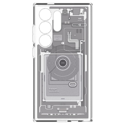Husa pentru Samsung Galaxy S24 Ultra - Spigen Ultra Hybrid Zero One - White