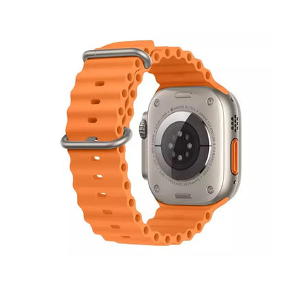 Curea pentru Apple Watch 1/2/3/4/5/6/7/8/9/SE/SE 2/Ultra/Ultra 2 (42/44/45/49mm) - Techsuit Watchband (W038) - Orange