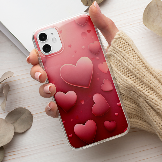 Husa Valentines Day Love Hearts - Huawei 2015, 2016, 2017