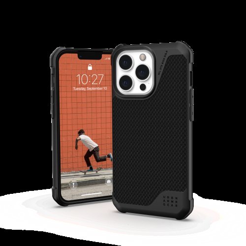UAG Metropolis LT - protective case for iPhone 13 Pro (kevlar-black) [go]