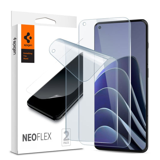 Folie pentru OnePlus 10 Pro / OnePlus 11 / Oppo Find X5 Pro (set 2) - Spigen Neo Flex - Clear