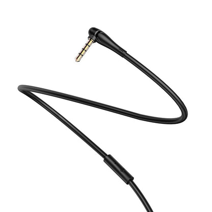 Cablu Audio Jack la Jack cu microfon 1m - Hoco (UPA15) - Black