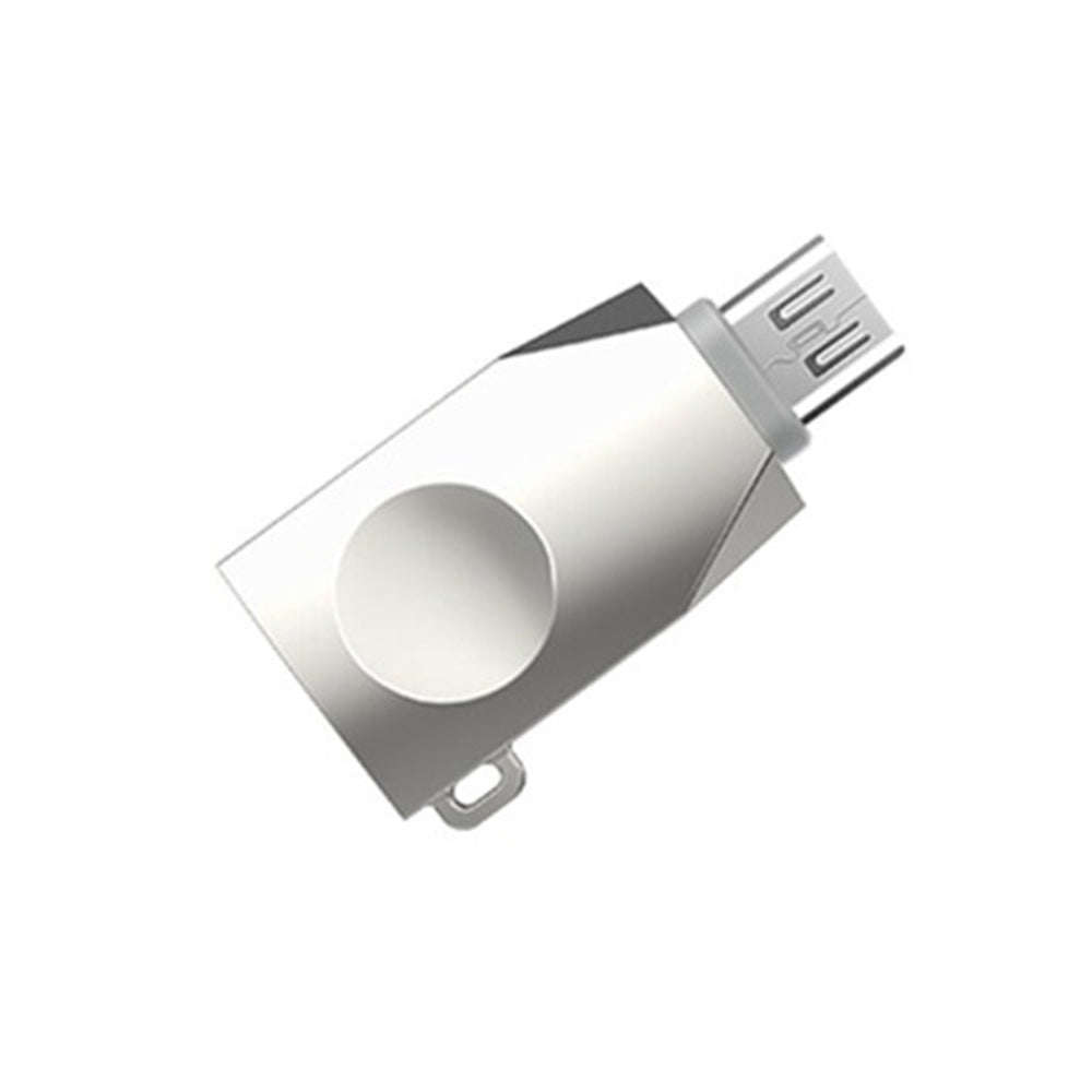 Adaptor OTG Micro-USB la USB-A - Hoco (UA10) - Silver
