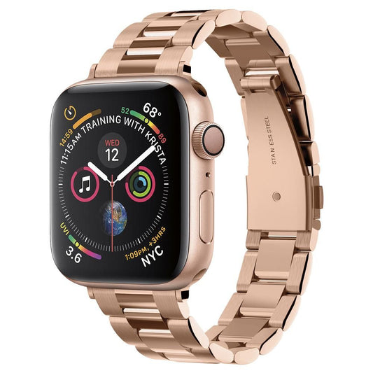 Curea pentru Apple Watch 1/2/3/4/5/6/7/8/9/SE/SE 2 (38/40/41mm) - Spigen Modern Fit - Rose Gold