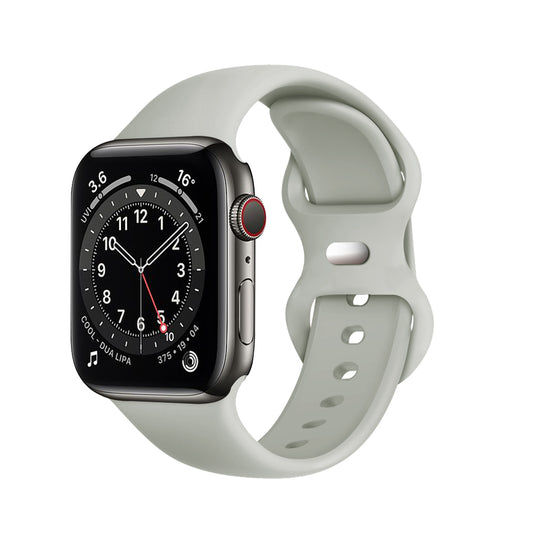Curea pentru Apple Watch 1/2/3/4/5/6/7/8/9/SE/SE 2 (38/40/41mm) - Techsuit Watchband (W031) - Gray