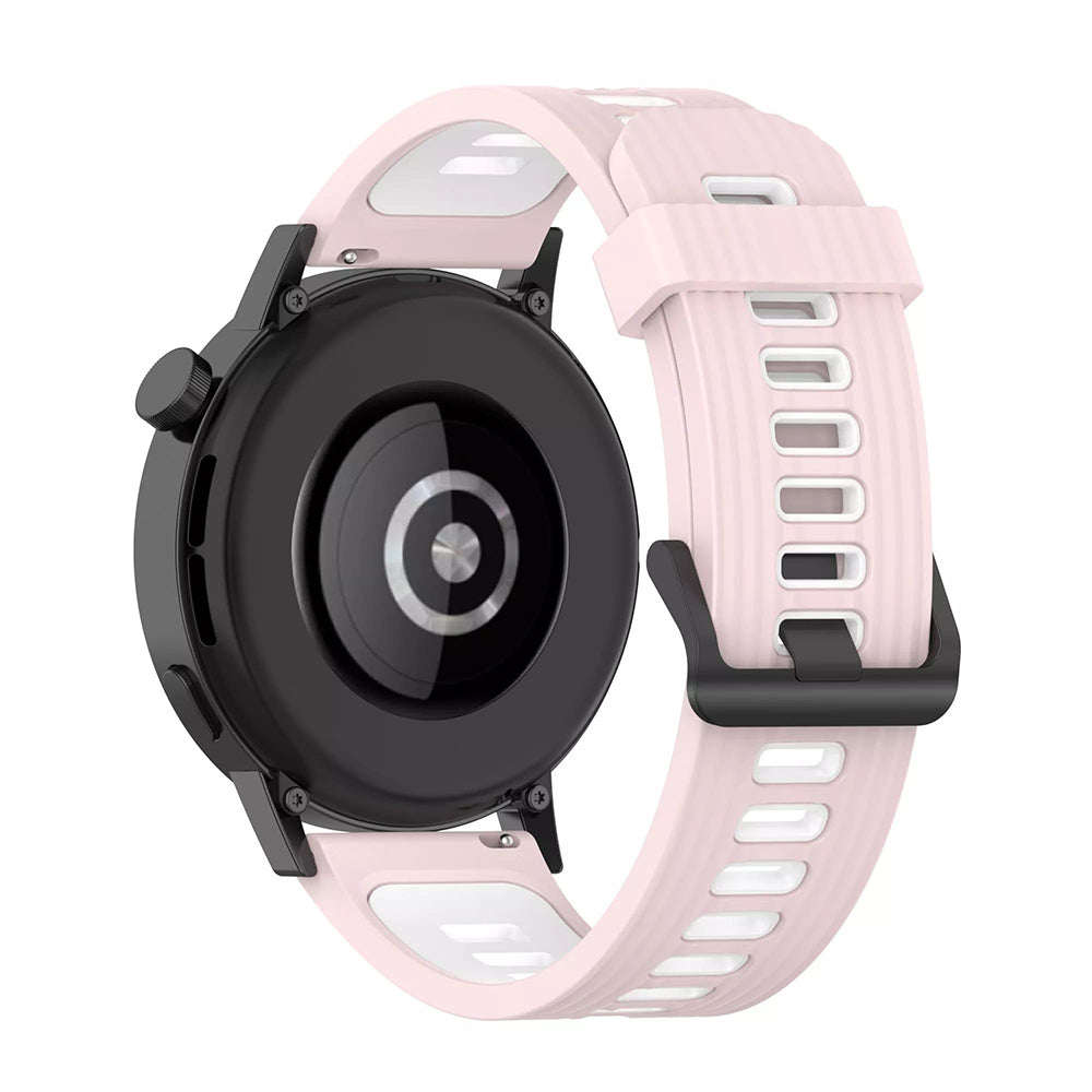 Curea pentru Samsung Galaxy Watch 4/5/Active 2, Huawei Watch GT 3 (42mm)/GT 3 Pro (43mm) - Techsuit Watchband 20mm (W002) - Pink