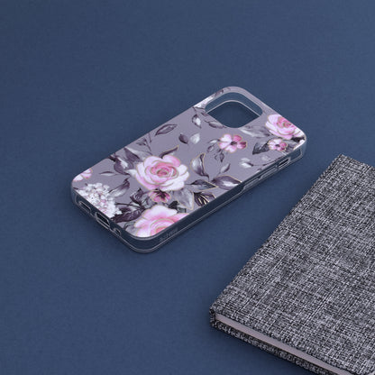 Husa pentru iPhone 13 mini - Techsuit Marble Series - Bloom of Ruth Gray