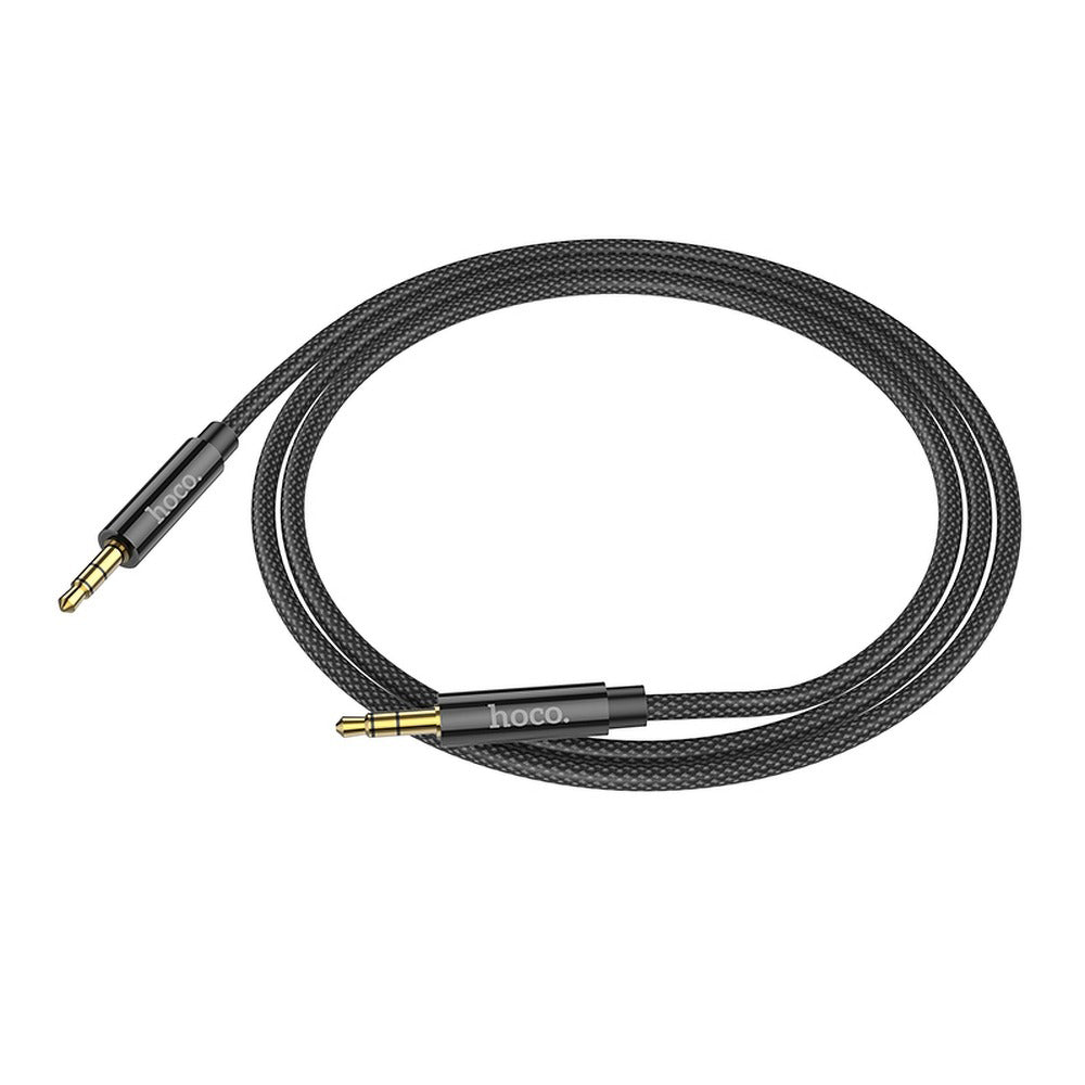 Cablu Audio Adaptor Jack la Jack 1m - Hoco (UPA19) - Black