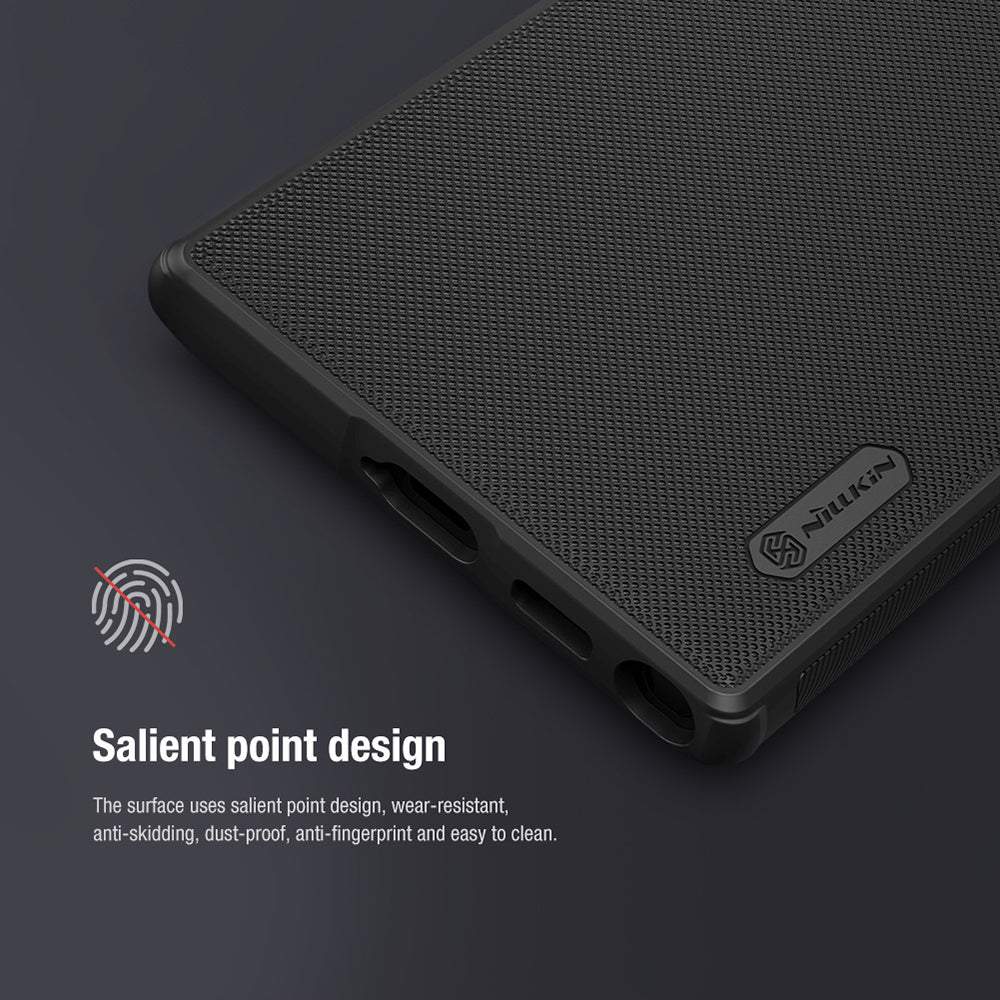 Husa pentru Samsung Galaxy S22 Ultra 5G - Nillkin Super Frosted Shield Pro - Black