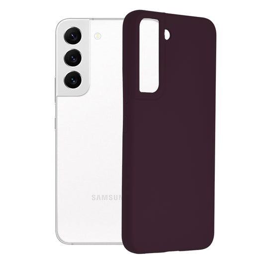 Husa pentru Samsung Galaxy S22 5G - Techsuit Soft Edge Silicone - Plum Violet