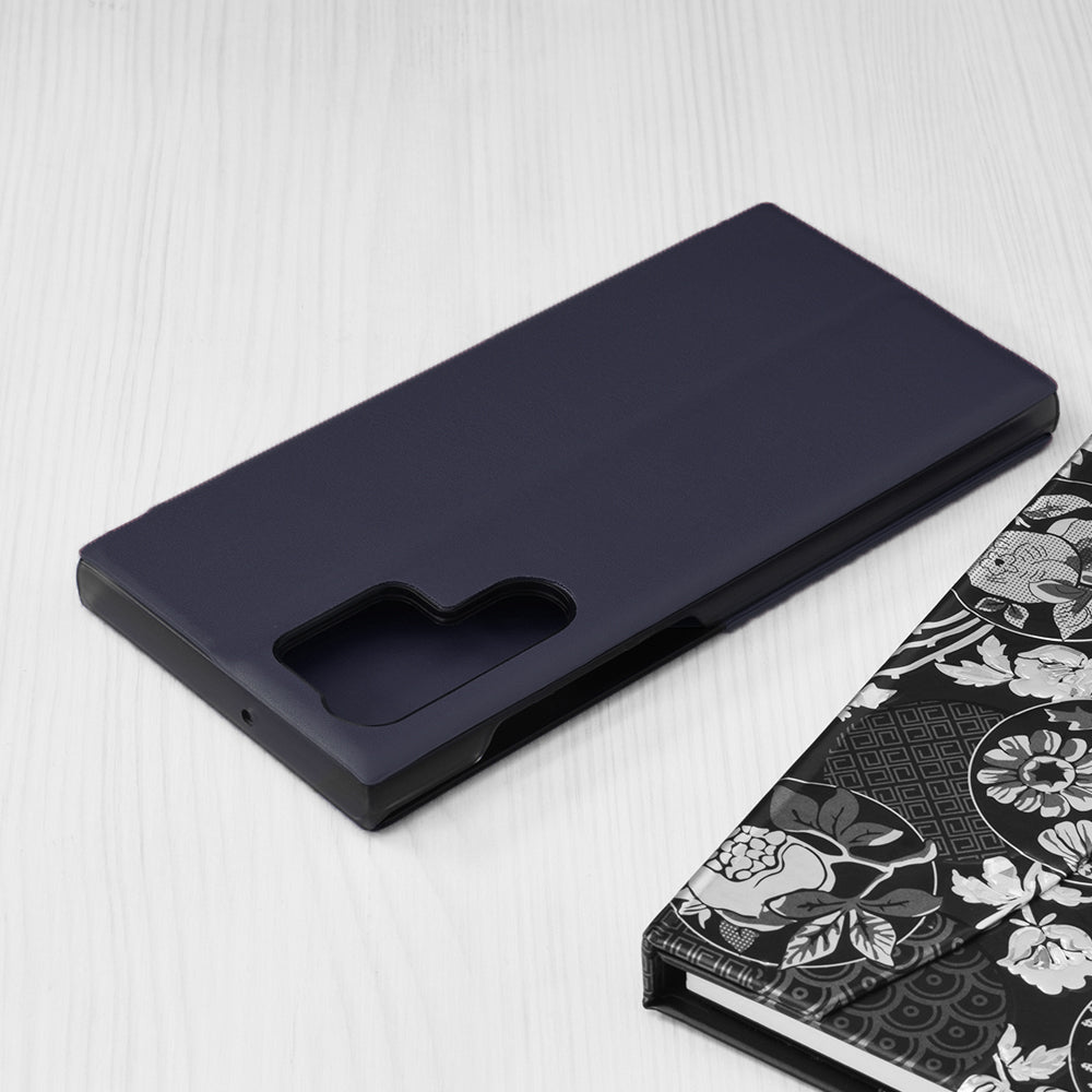 Husa pentru Samsung Galaxy S22 Ultra 5G - Techsuit eFold Series - Dark Blue