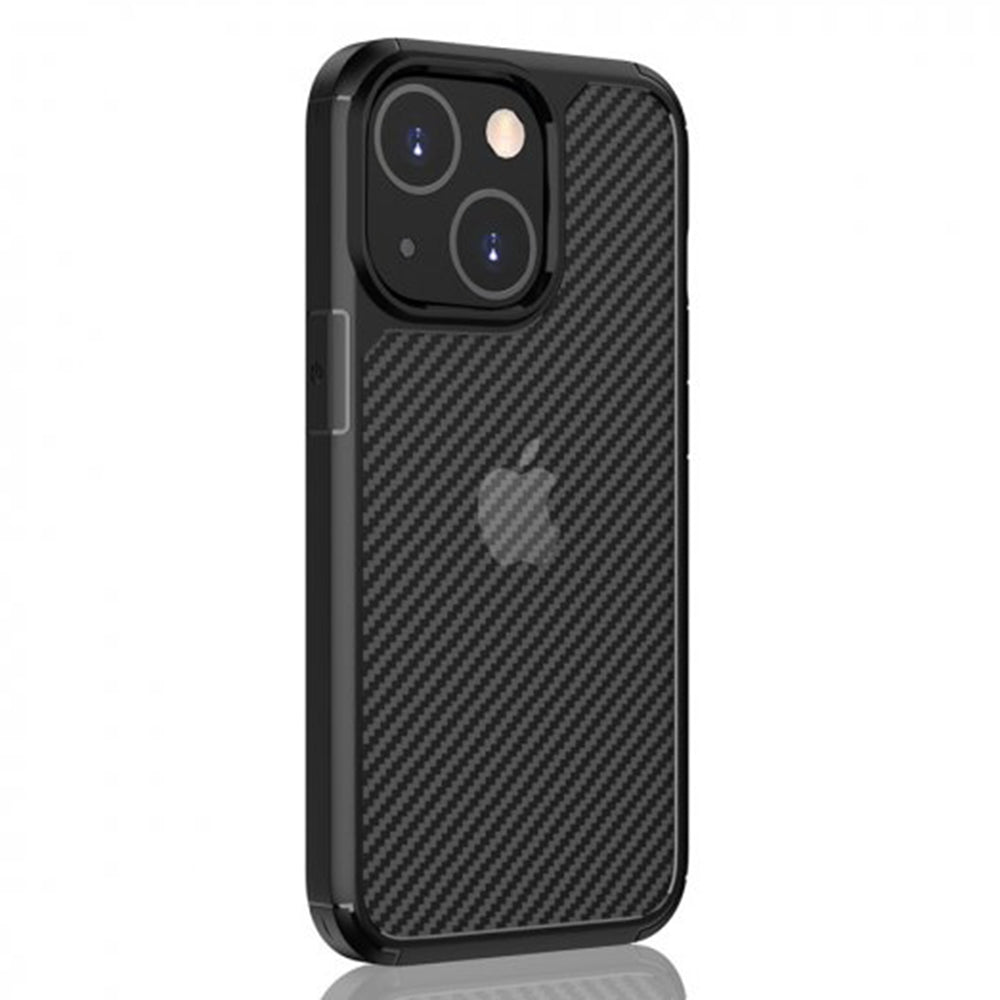 Husa pentru iPhone 13 - Techsuit CarbonFuse - Black