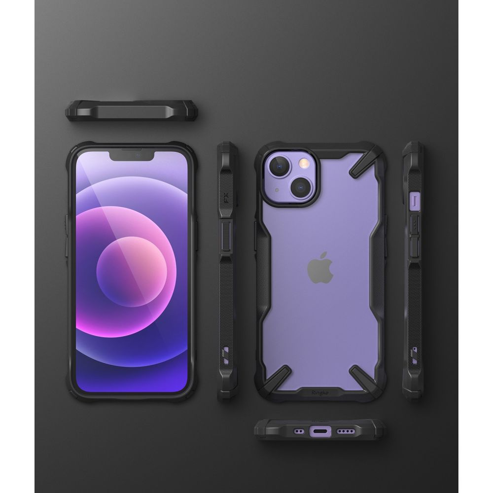 Husa pentru iPhone 13 - Ringke Fusion X - Black