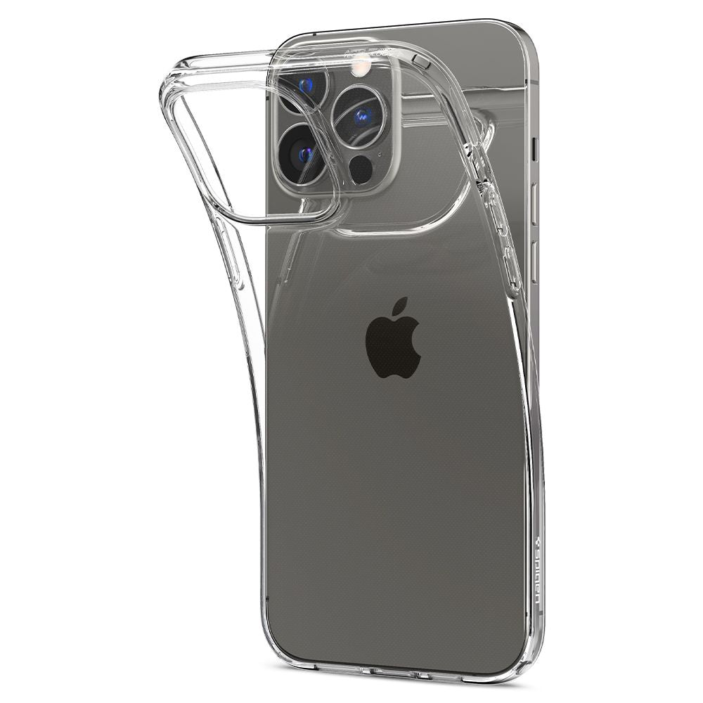 Husa pentru iPhone 13 Pro Max - Spigen Liquid Crystal - Clear
