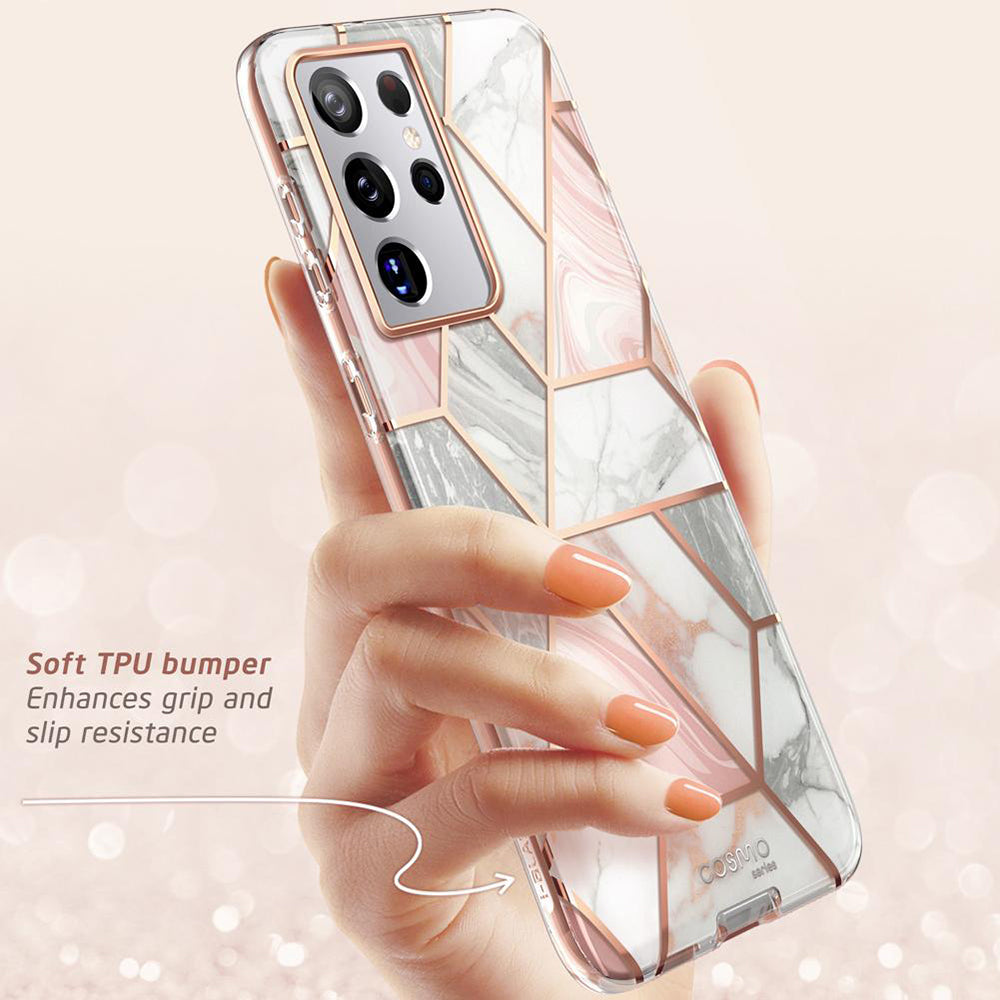 Husa pentru Samsung Galaxy S21 Ultra 5G - I-Blason Cosmo - Marble
