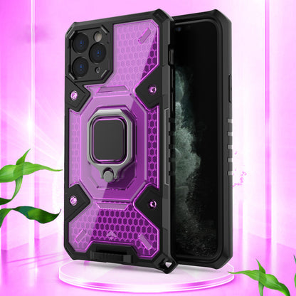 Husa pentru iPhone 11 Pro Max - Techsuit Honeycomb Armor - Rose-Violet