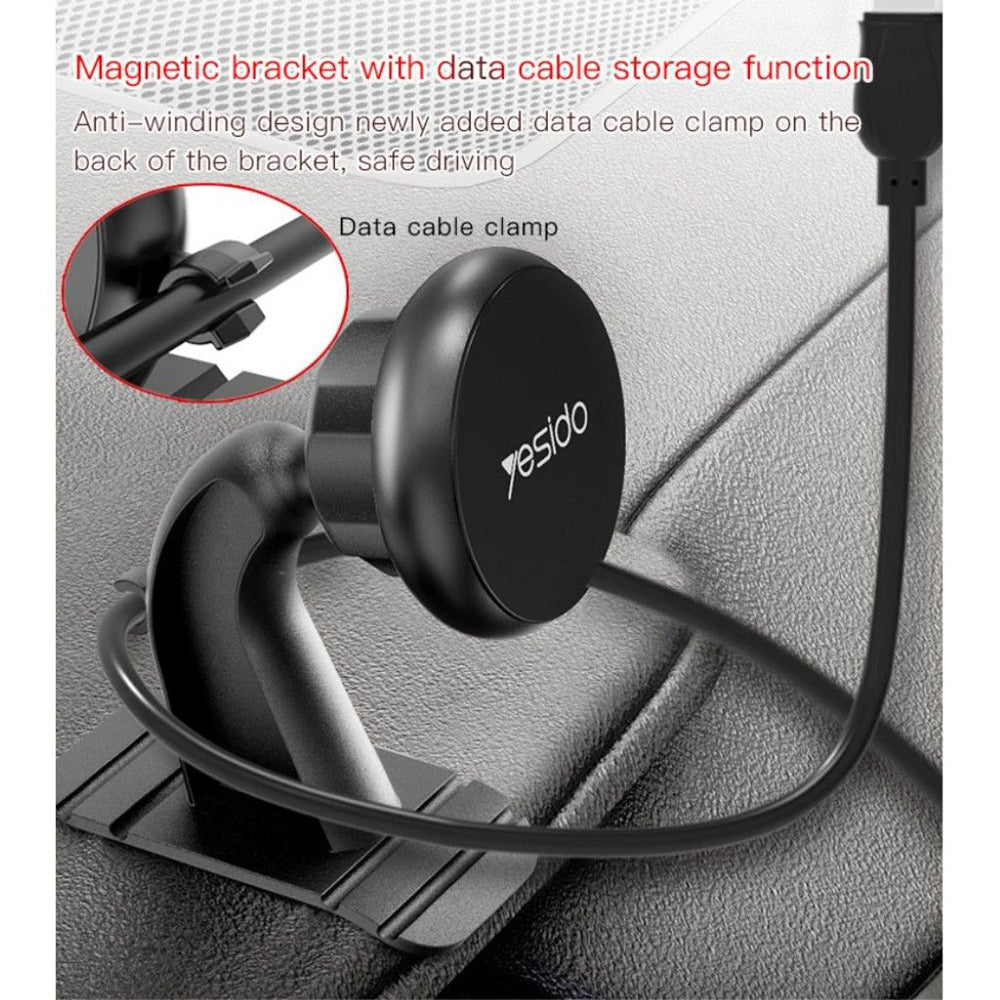 Suport Auto Magnetic pentru Bord - Yesido (C91) - Black