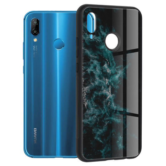 Husa pentru Huawei P20 Lite - Techsuit Glaze Series - Blue Nebula
