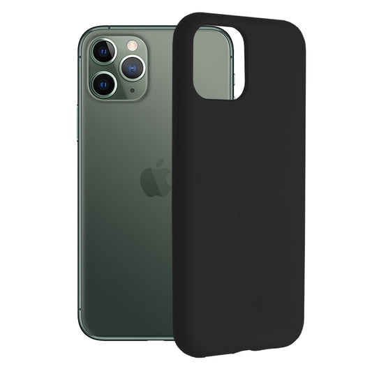 Husa pentru iPhone 11 Pro - Techsuit Soft Edge Silicone - Black
