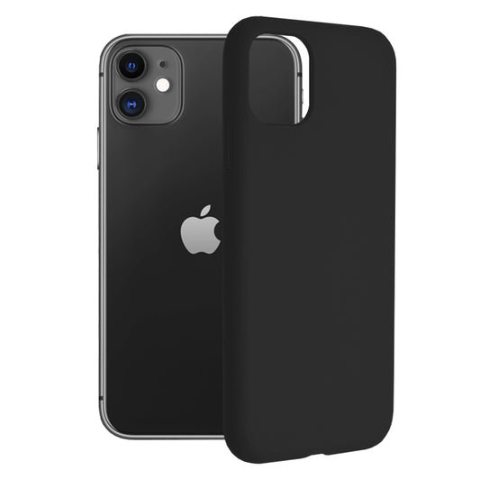 Husa pentru iPhone 11 - Techsuit Soft Edge Silicone - Black