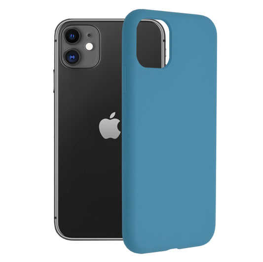 Husa pentru iPhone 11 - Techsuit Soft Edge Silicone - Denim Blue