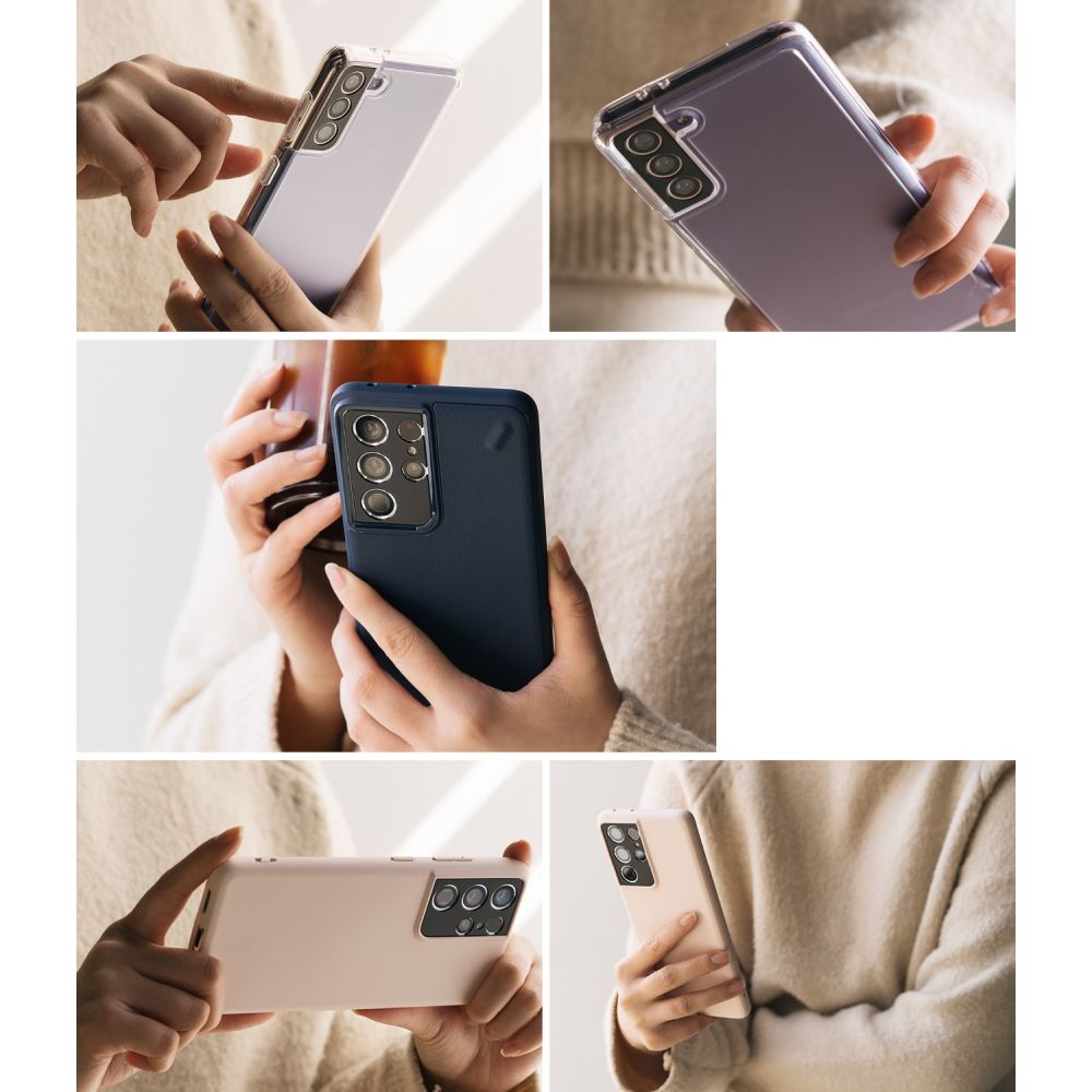 Protectie Camera pentru Samsung Galaxy S21 Plus - Ringke Camera Styling - Black