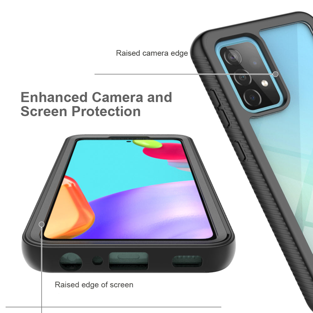 Husa pentru Samsung Galaxy A72 / A72 5G + Folie - Techsuit Defense360 Pro - Black