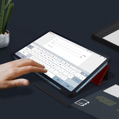 Husa pentru Samsung Galaxy Tab S6 Lite (2020 / 2022 / 2024) - Techsuit FoldPro - Red
