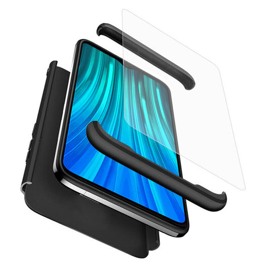 Husa pentru Xiaomi Redmi Note 8 Pro + Folie - GKK 360 - Black