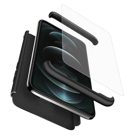 Husa pentru Iphone 12 Pro + Folie - GKK 360 - Black