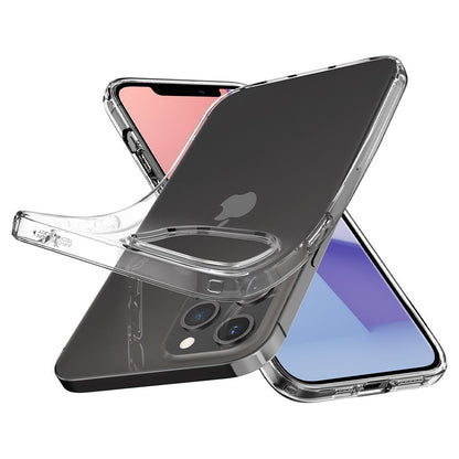 Husa pentru iPhone 12 Pro Max - Spigen Liquid Crystal - Clear