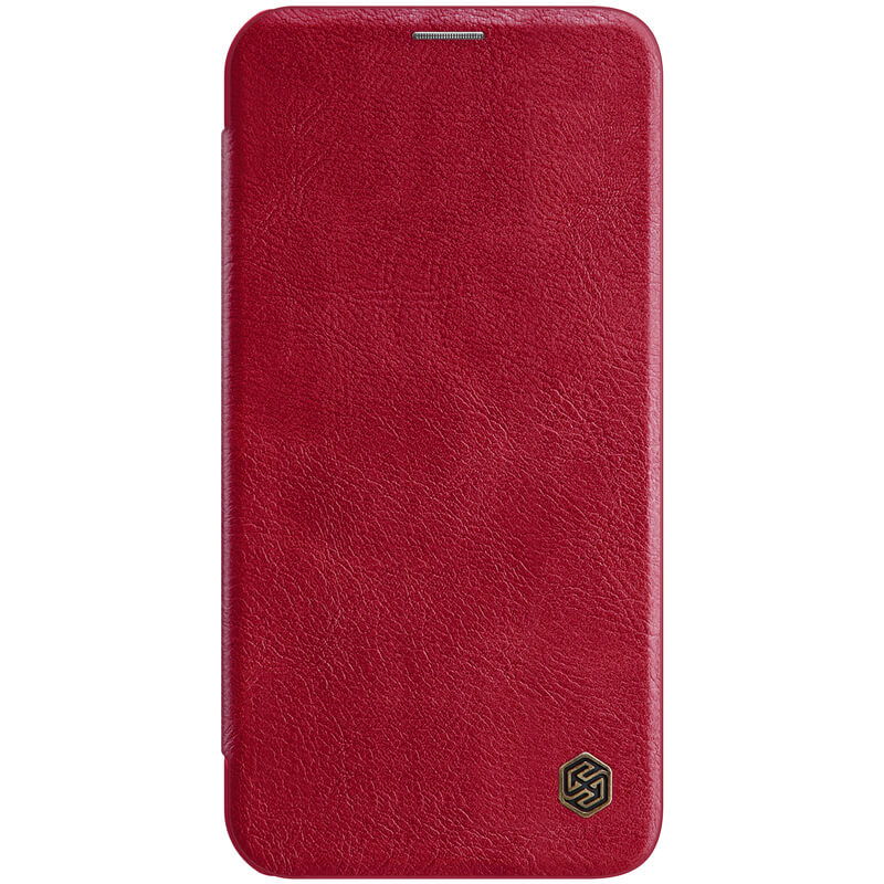 Husa pentru iPhone 12 mini - Nillkin QIN Leather Case - Red