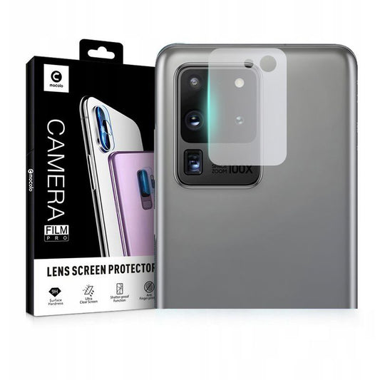 Folie Camera pentru Samsung Galaxy S20 Ultra 4G / S20 Ultra 5G - Mocolo Full Clear Camera Glass - Clear