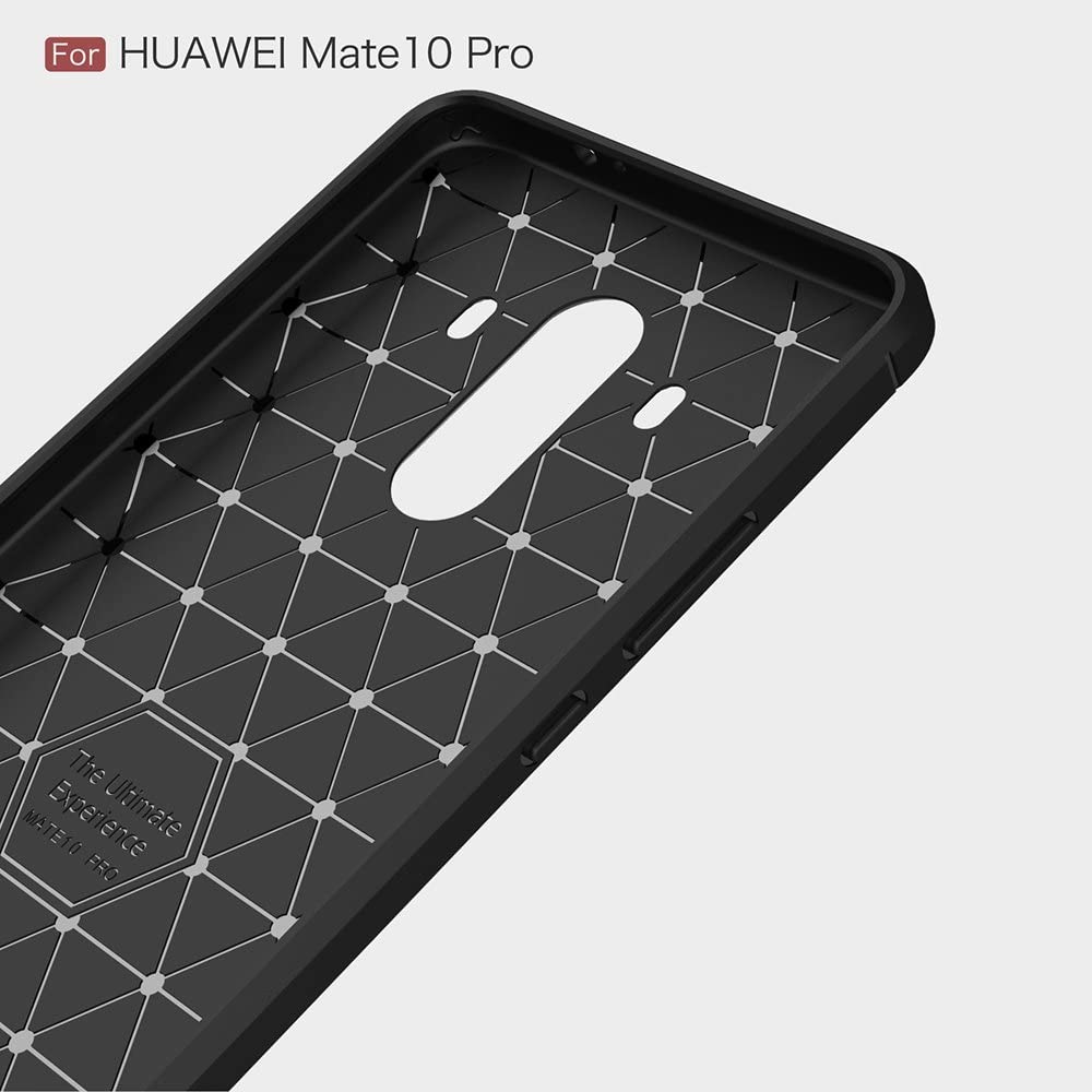 Husa pentru Huawei Mate 10 Pro - Techsuit Carbon Silicone - Black