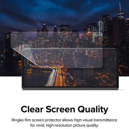 Folie pentru Samsung Galaxy Z Fold4 - Ringke Dual Easy Full - Clear