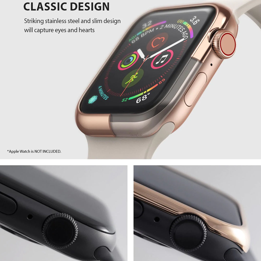 Rama pentru Apple Watch 1 / 2 / 3 (42mm) - Ringke Bezel Styling - Rose Gold