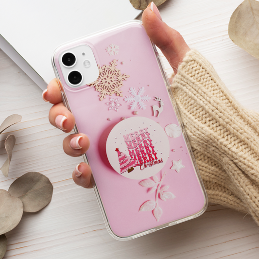 Husa Craciun Pink Christmas - Apple iPhone