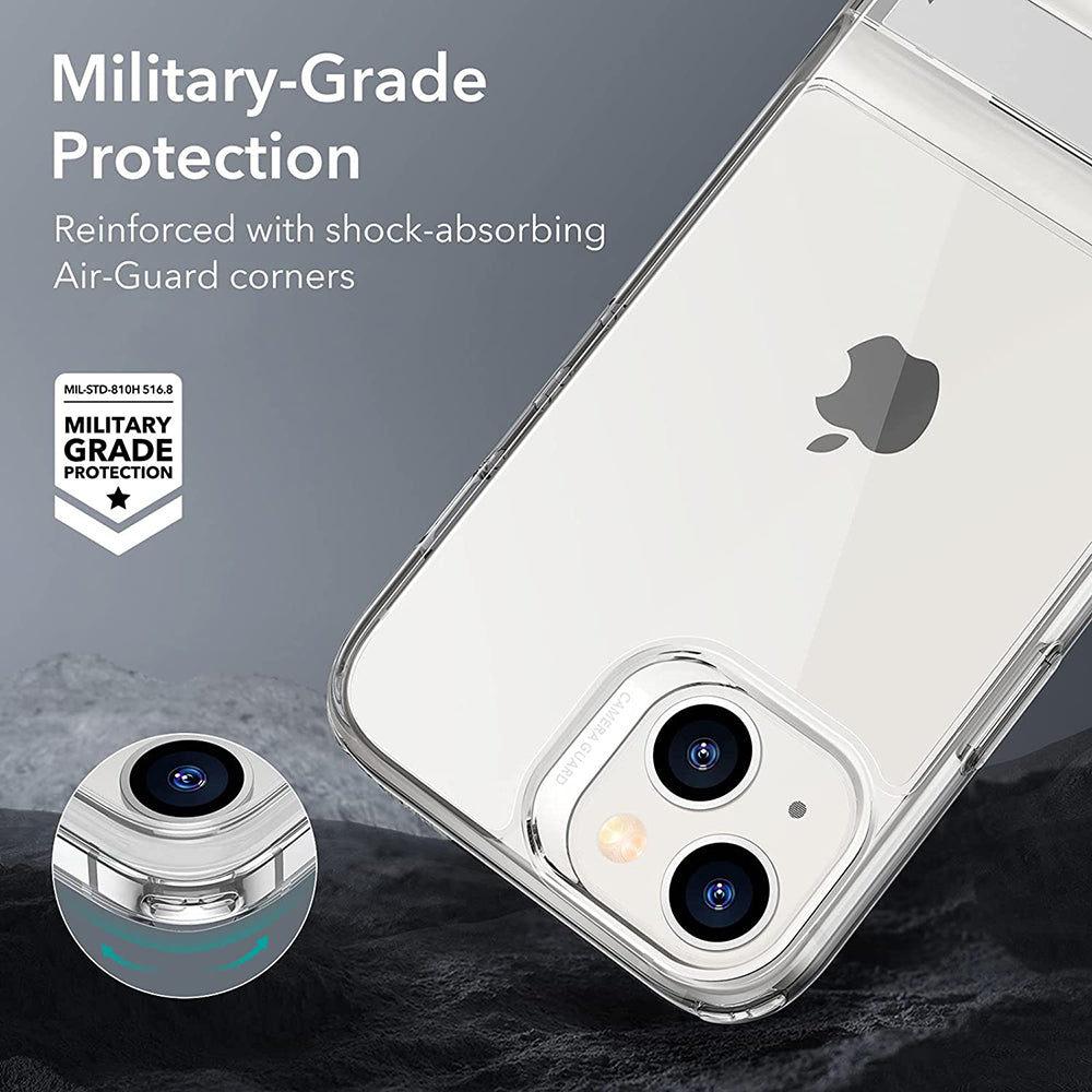 Husa pentru iPhone 14 / iPhone 13 - ESR Air Shield Boost Kickstand - Clear
